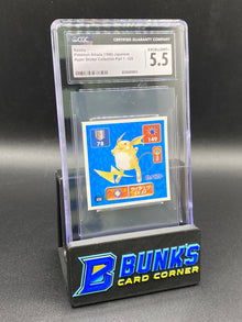 Raichu Sticker Collection CGC 5.5 JAPANESE