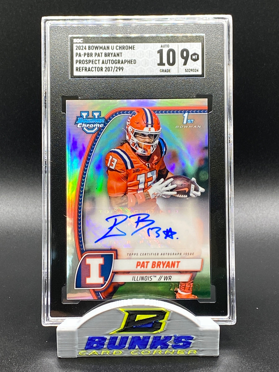 2024 Pat Bryant AUTOGRAPHED Bowman U 207/299