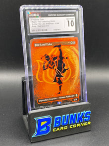 Fire Lord Zuko Rare Red Neon Ink Avatar the last Airbender POP 1 CGC 10