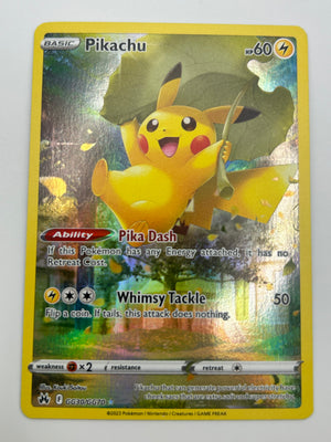 Pikachu Galarian Gallery Crown Zenith NM