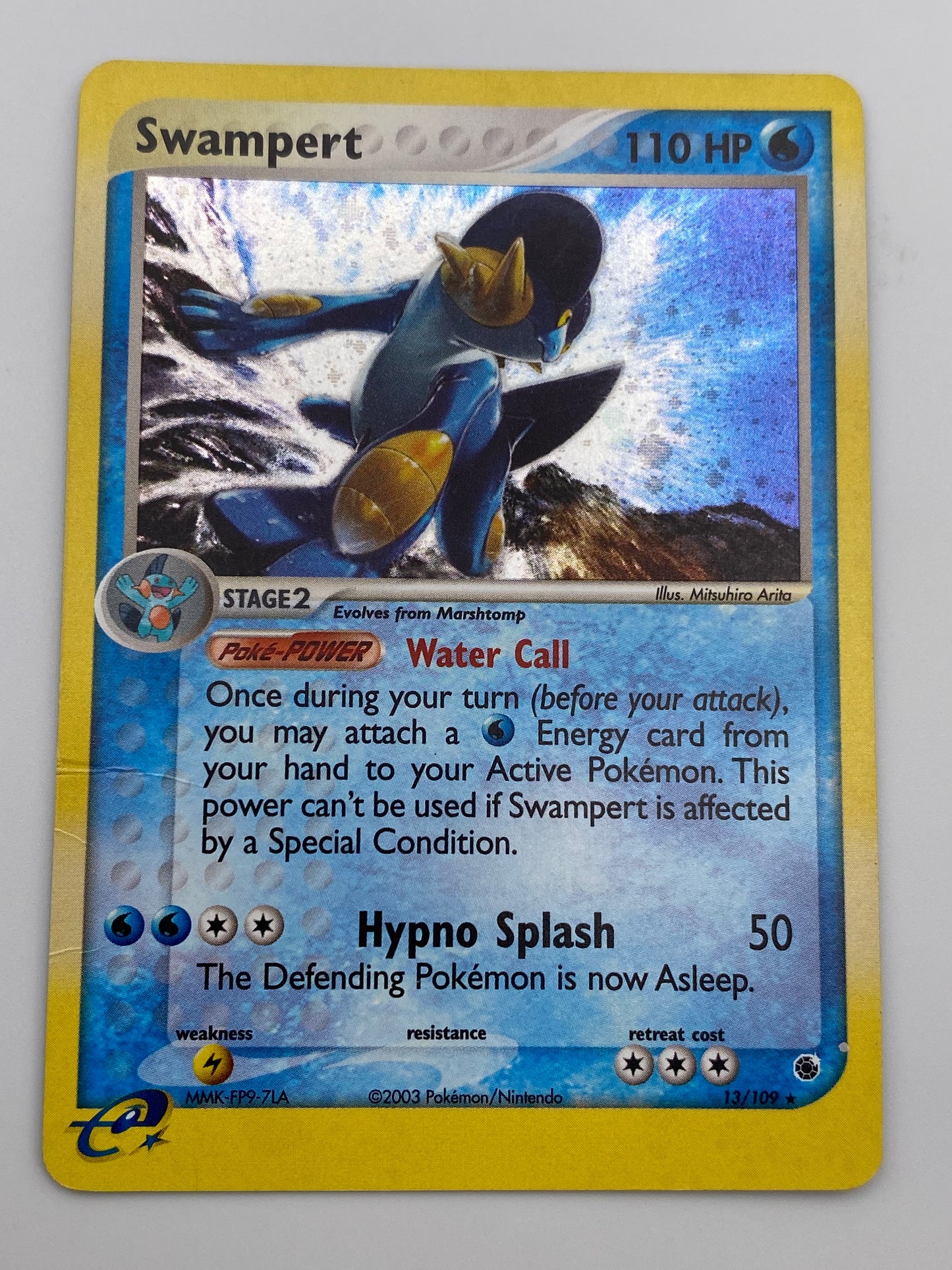 Swampert Holo E-Reader Ruby & Sapphire HP