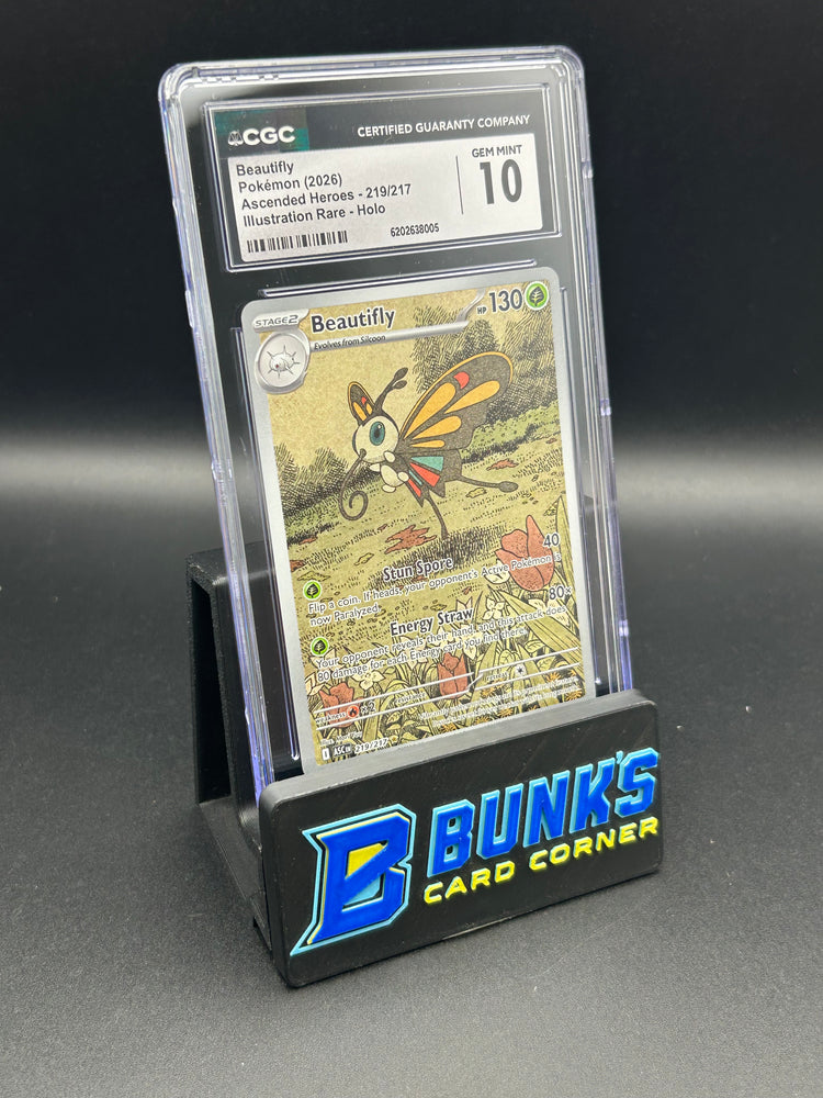 Beautifly Illustration Rare Ascended Heroes CGC 10