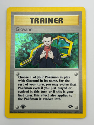 Giovanni Holo 1st Edition Gym Challenge MP