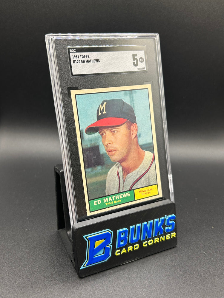 1961 Ed Mathews Topps #120 SGC 5