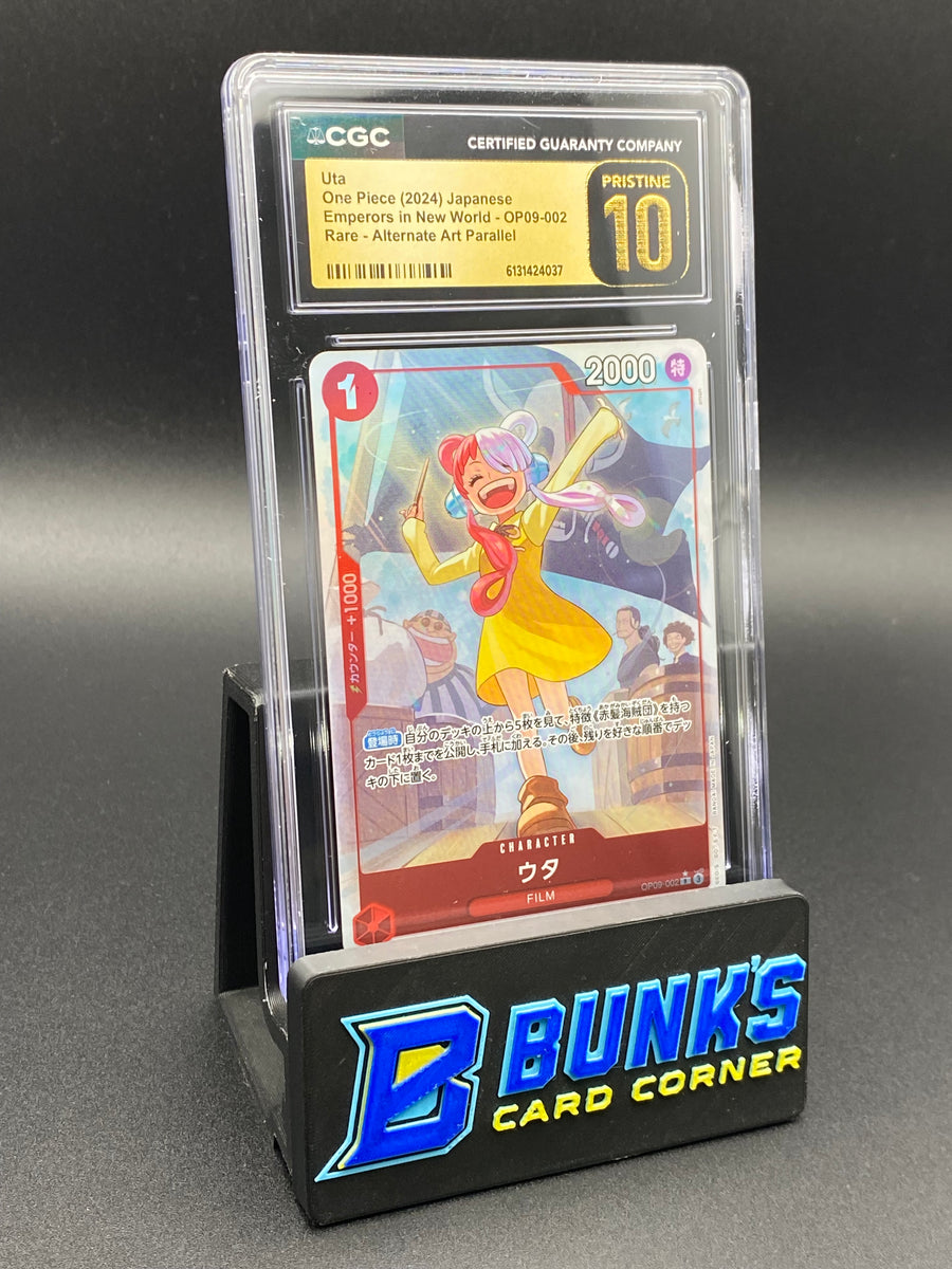 Uta Rare Alt Art Parallel OP09 CGC PRISTINE 10 Japanese