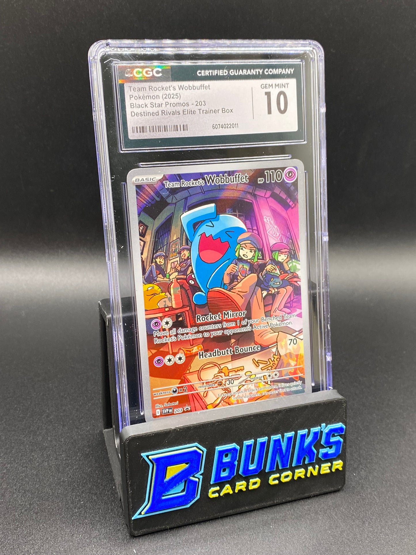 Team Rocket's Wobbuffet Promo CGC 10