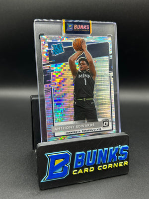 2020-21 Anthony Edwards Donruss Optic Pulsar Prizm Rc