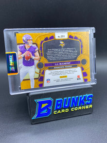 2024 JJ McCarthy 169/199 Gold Standard Patch Auto Rc