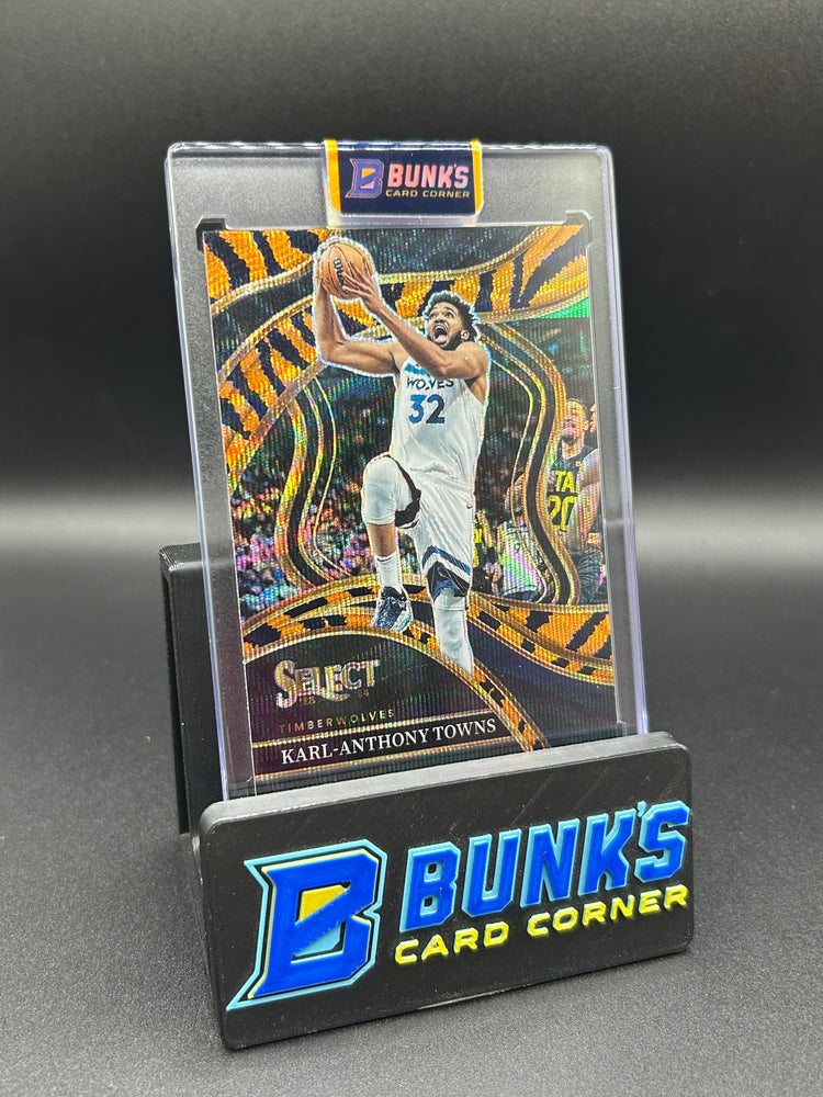 2023-24 Karl-Anthony Towns Panini Select Tiger Stripes Prizm Court Side