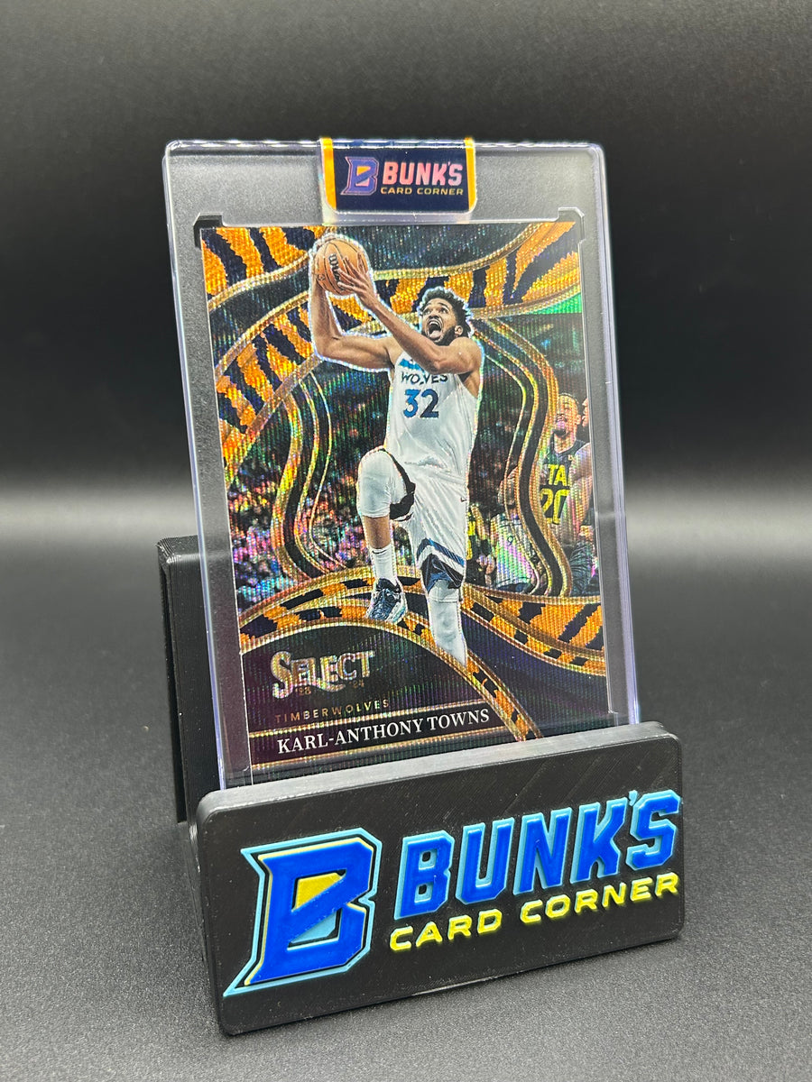 2023-24 Karl-Anthony Towns Panini Select Tiger Stripes Prizm Court Side
