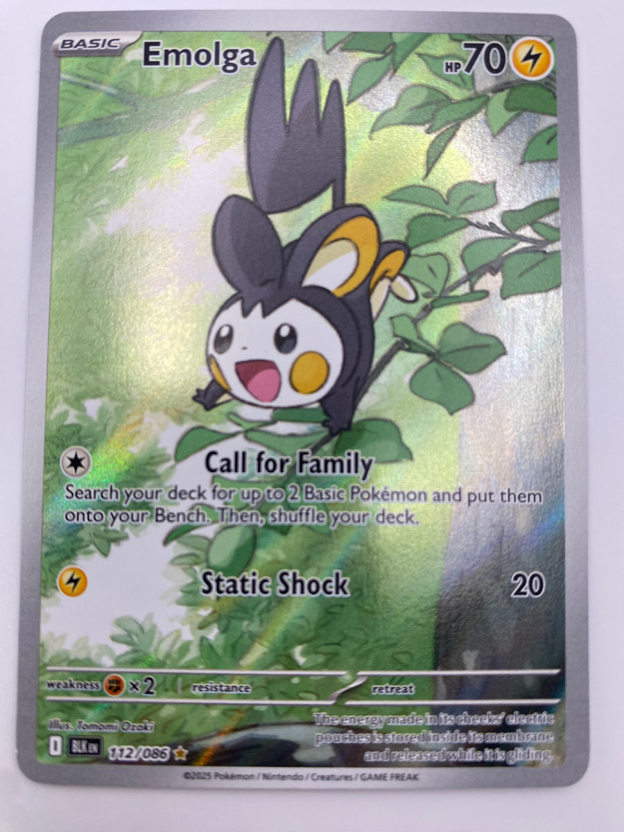 Emolga  Illustration Rare Black Bolt NM