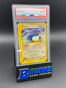 Snorlax E-Reader Skyridge PSA 8