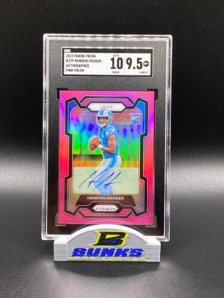 2023 Hendon Hooker AUTOGRAPHED Pink Prizm Rookie Card