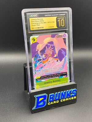 Jewelry Bonney Super Rare OP13-108 CGC PRISTINE 10