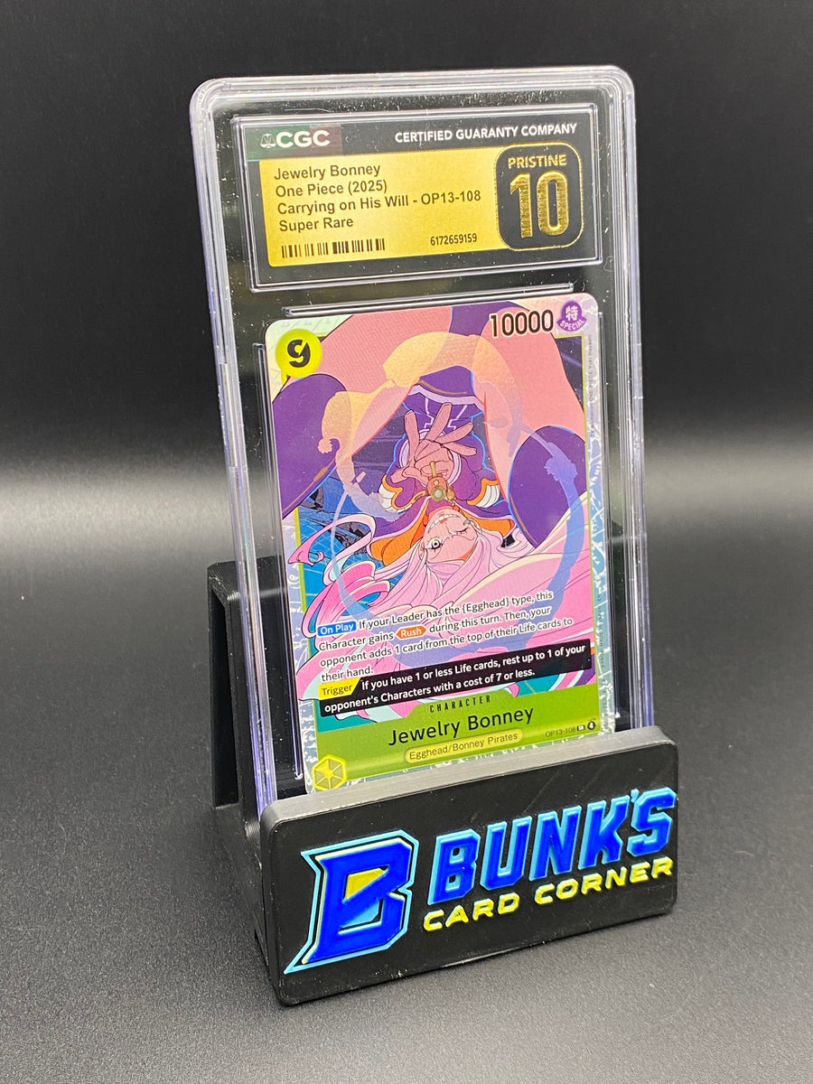 Jewelry Bonney Super Rare OP13-108 CGC PRISTINE 10