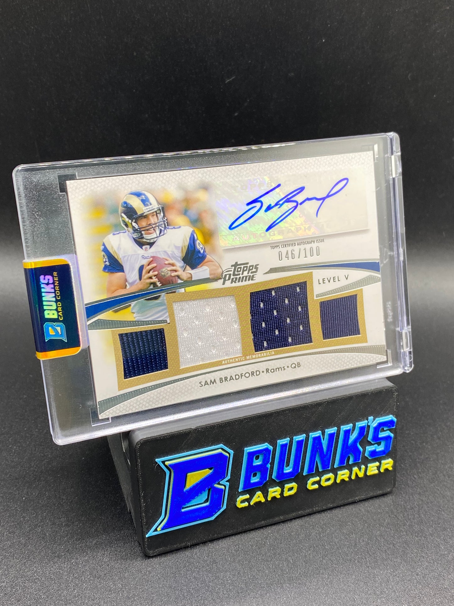 Sam Bradford Topps Prime Patches 46/100 Auto