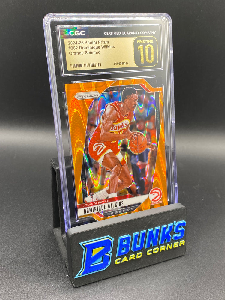 2024-25 Dominique Wilkins Orange Seismic CGC PRISTINE 10 101/199