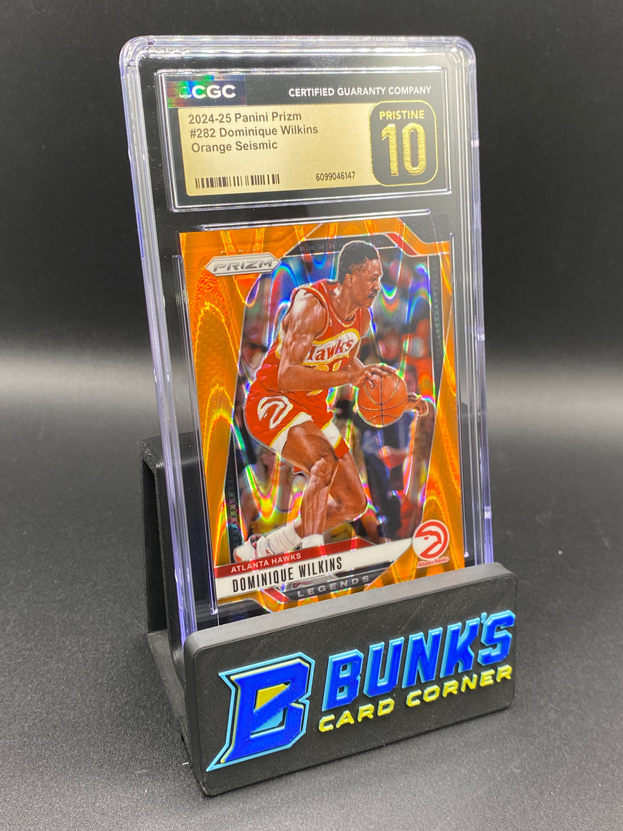 2024-25 Dominique Wilkins Orange Seismic CGC PRISTINE 10 101/199