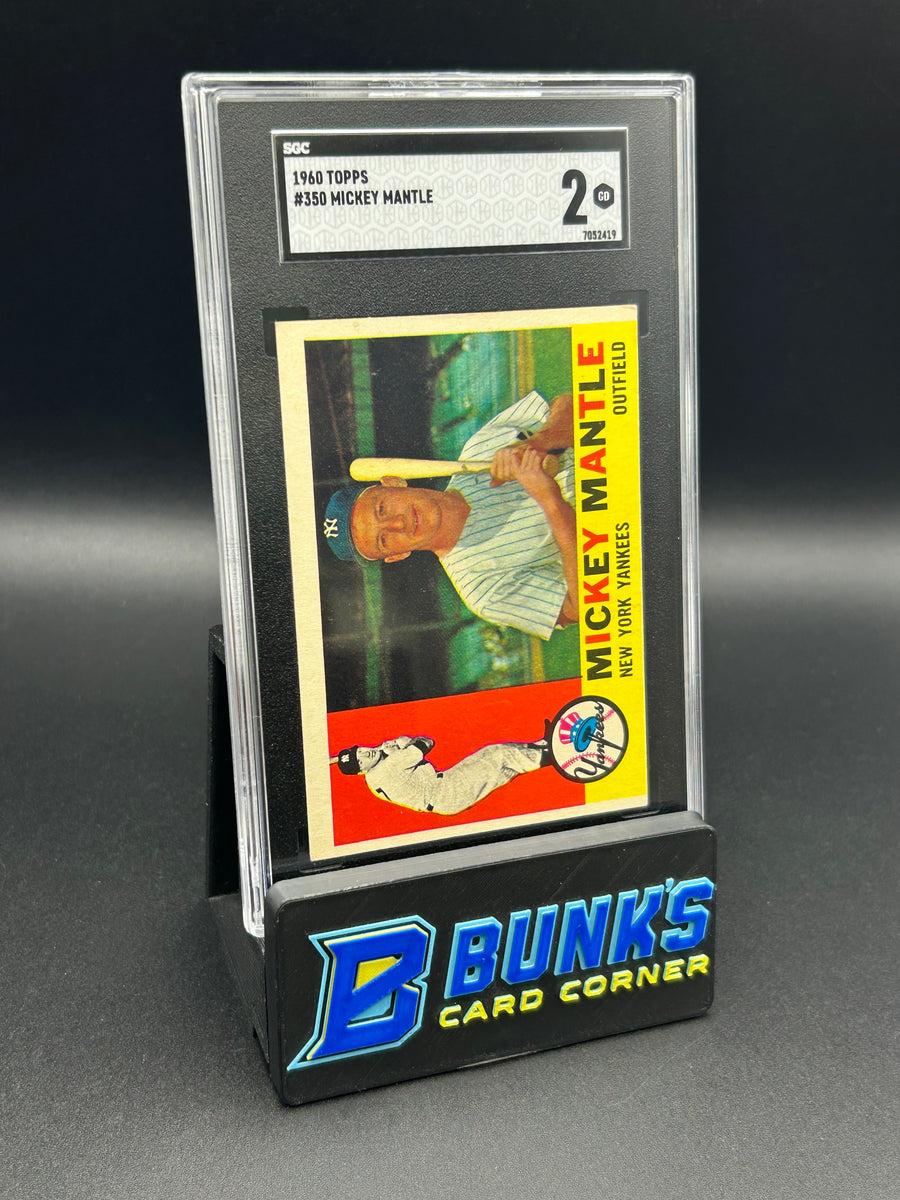 1960 Mickey Mantle Topps SGC 2
