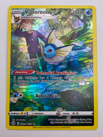 Vaporeon Trainer Gallery Brilliant Stars NM