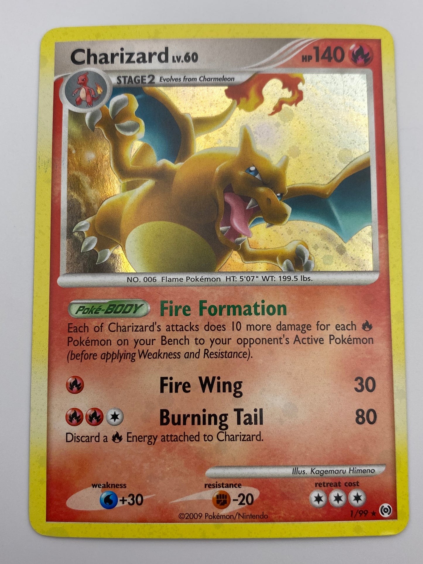 Charizard Holo Arceus LP