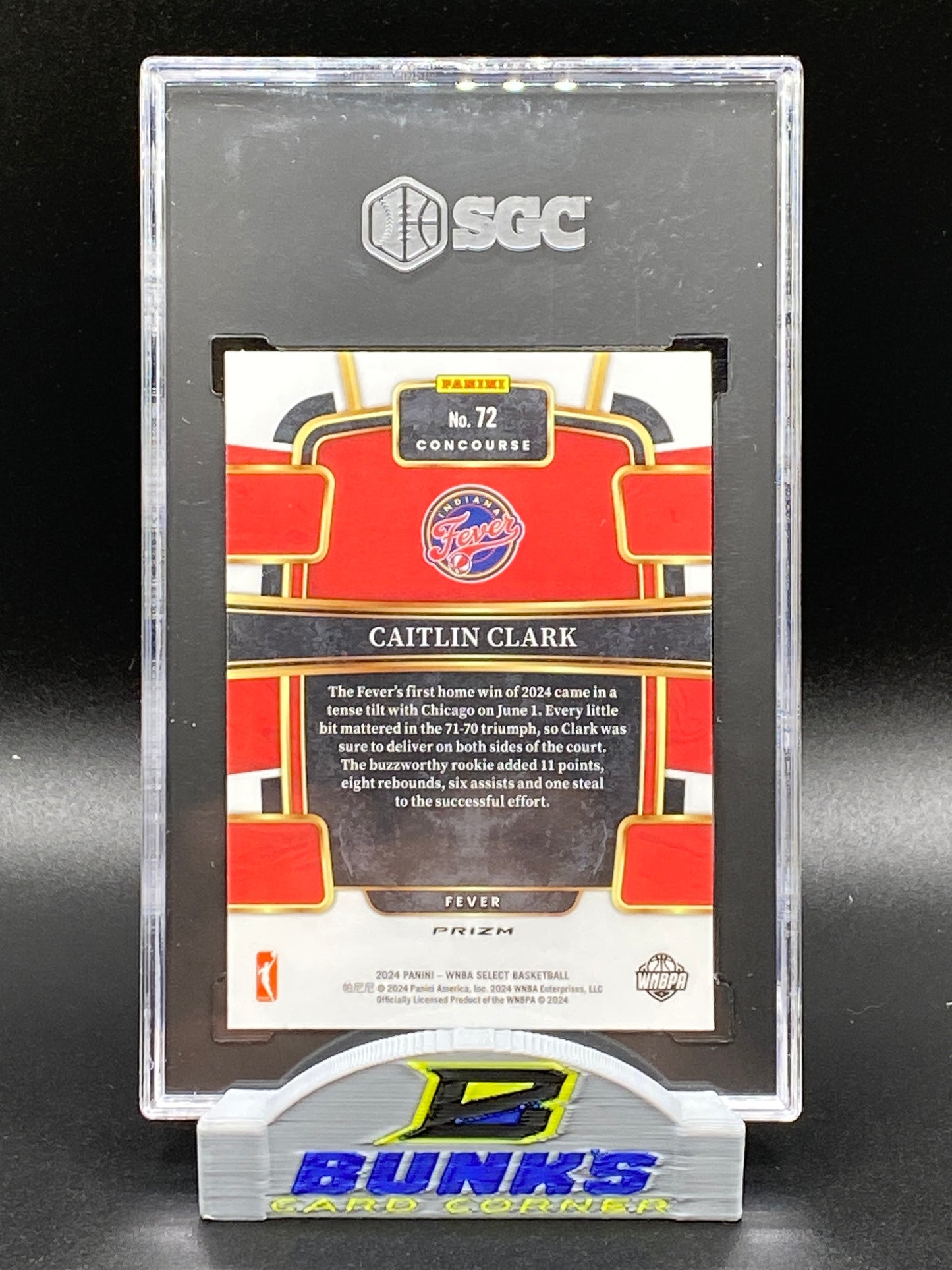 2024 Caitlin Clark Rookie Card Flash Prizm