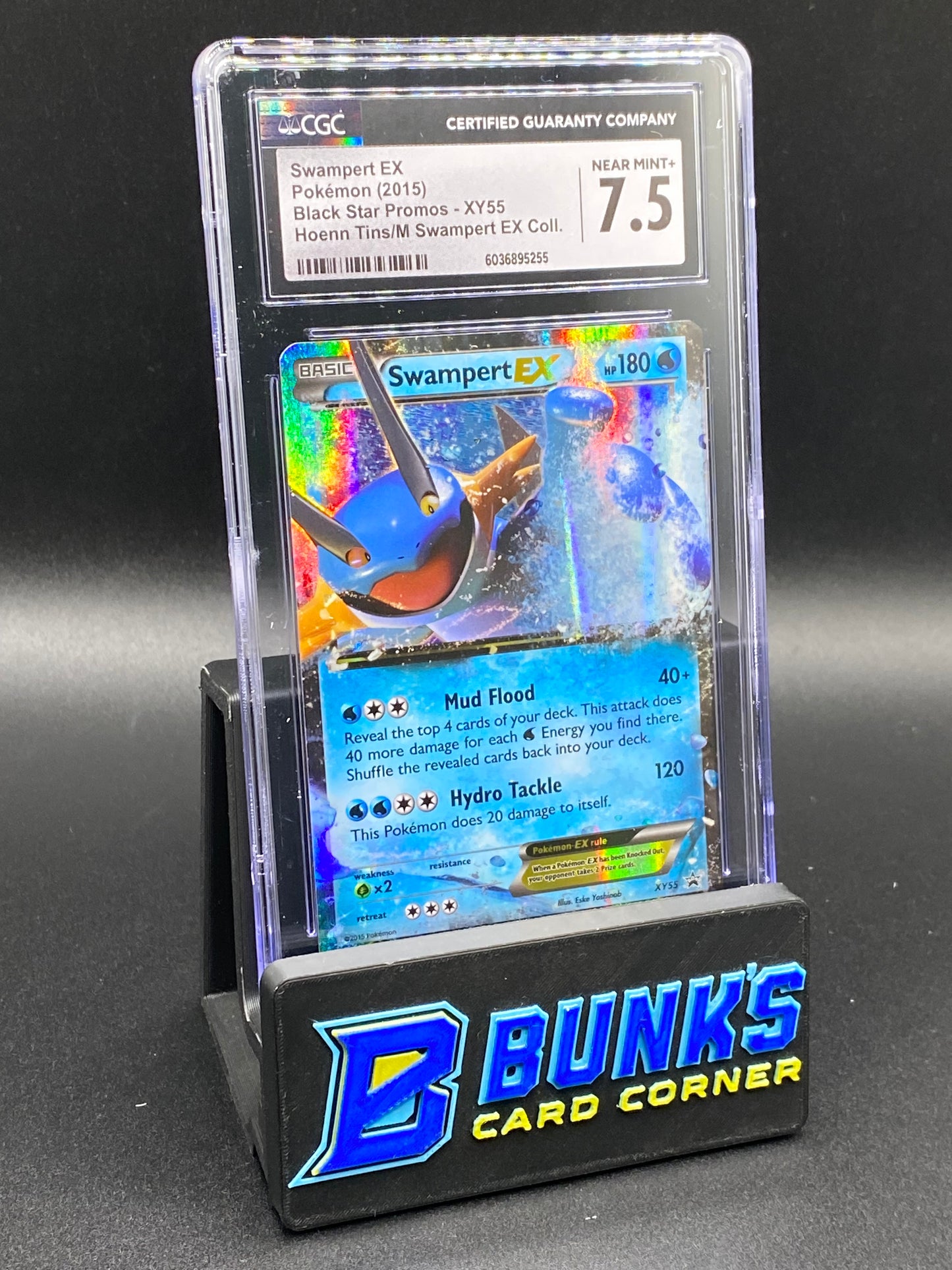Swampert Ex Promo CGC 7.5
