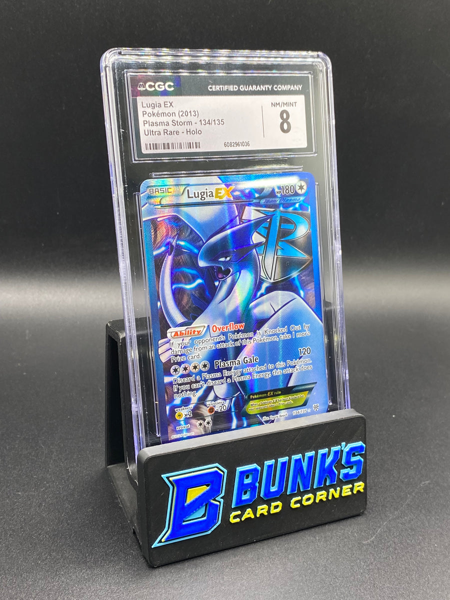 Lugia Ex Full Art Plasma Storm CGC 8