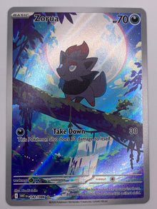 Zorua Illustration Rare White Flare NM