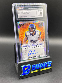 2024 Chris Long Arc Flash Auto CGC 10/10