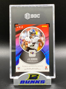 2022 JK Dobbins AUTOGRAPHED Blue 24/25 (Box B6)