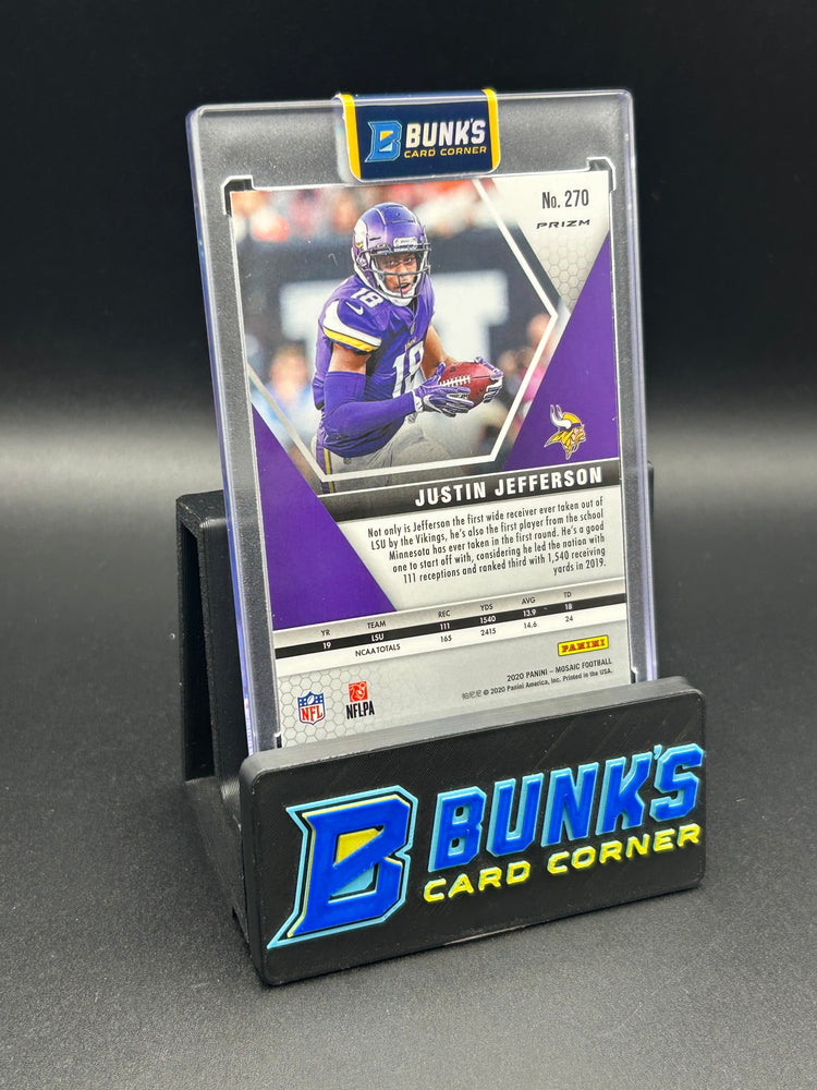 2020 Justin Jefferson Panini Mosaic No Huddle Rc