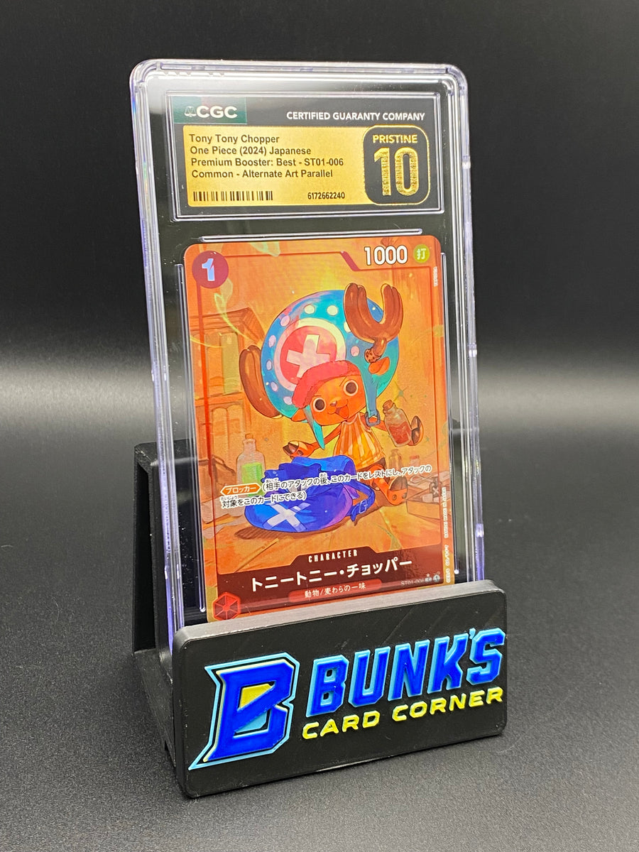 Tony Tony Chopper Alt Art Parallel ST01-006 CGC PRISTINE 10 Japanese