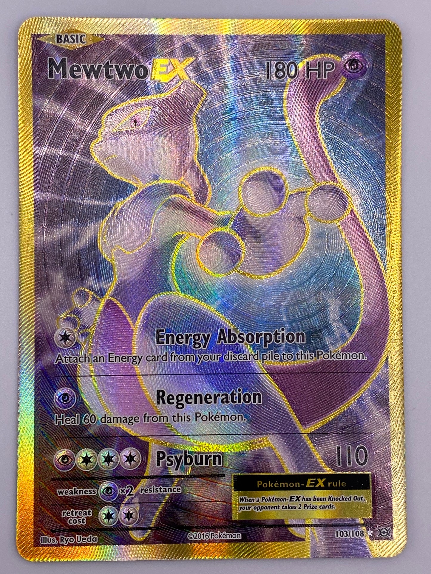 Mewtwo ex Full Art Evolutions LP