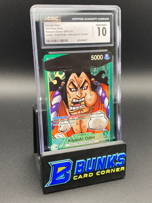 Kouzuki Oden Leader Alt Art Parallel OP01 CGC 10
