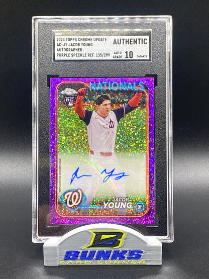 2024 Jacob Young AUTOGRAPHED 135/299 (Box B6)