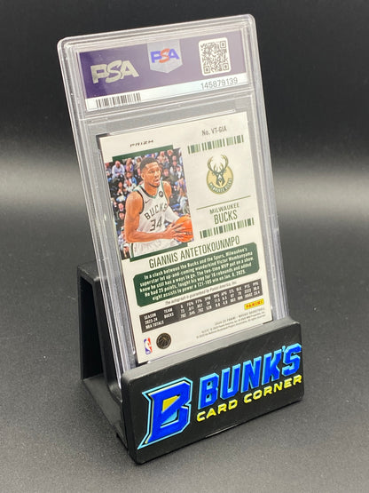 2024 Giannis Antetokounmpo Veteran Ticket Auto PSA 10 Pop 2
