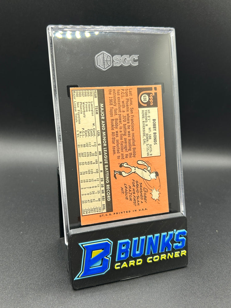 1969 Bobby Bonds Topps #630 SGC 5