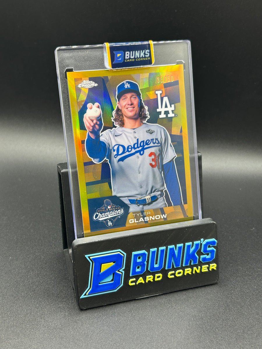 2025 Tyler Glasnow Topps Chrome World Series Champions 38/50