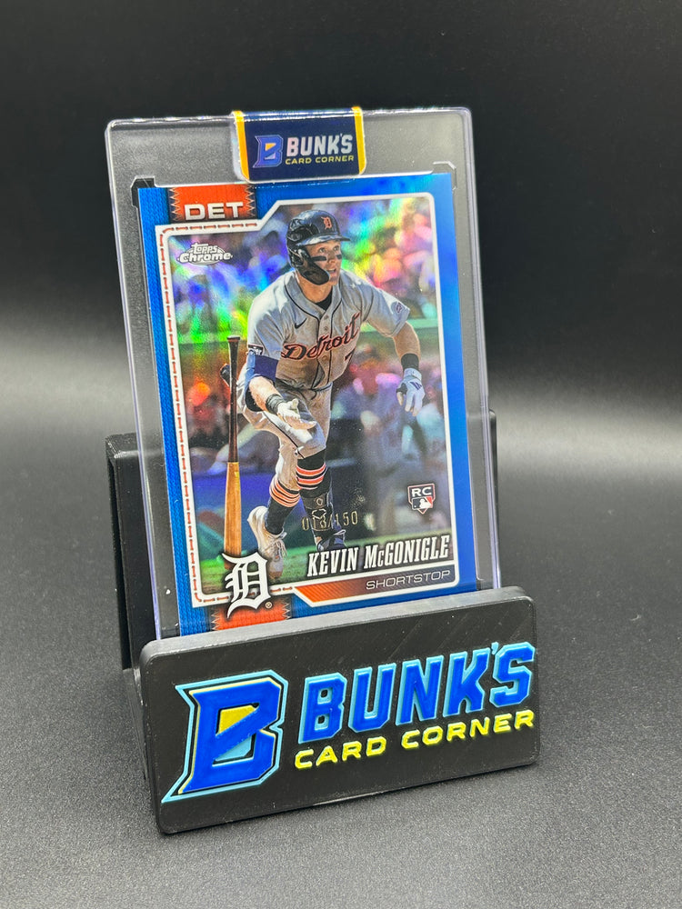 2026 Kevin McGonigle Topps Chrome Blue Refractor Rc 13/150