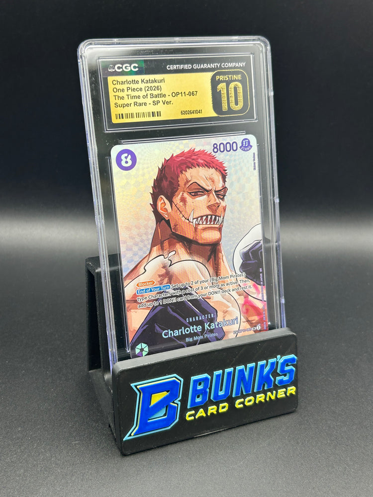 Charlotte Katakuri Super Rare SP Version OP11-067 CGC Pristine 10