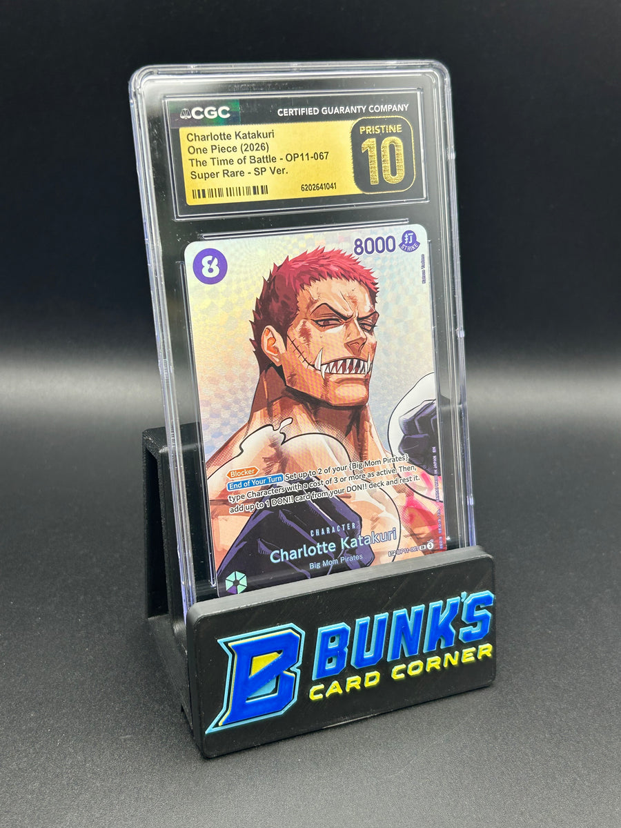 Charlotte Katakuri Super Rare SP Version OP11-067 CGC Pristine 10