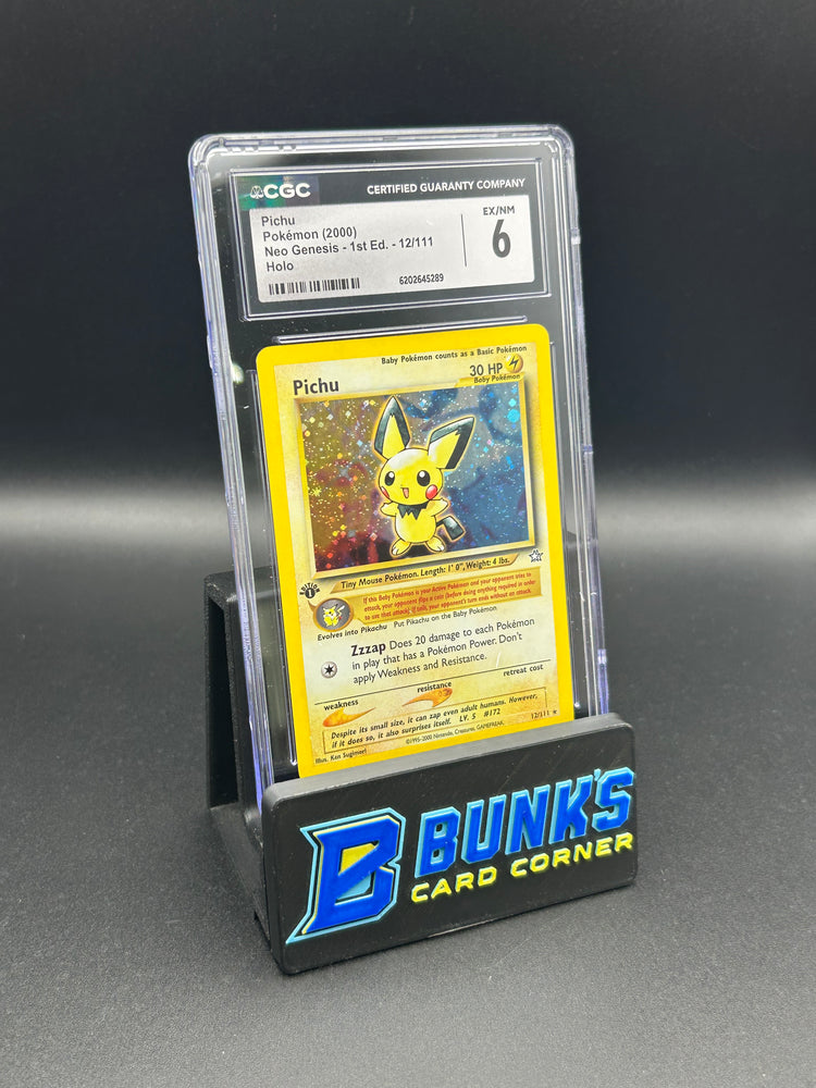 Pichu Holo 1st Edition Neo Genesis CGC 6