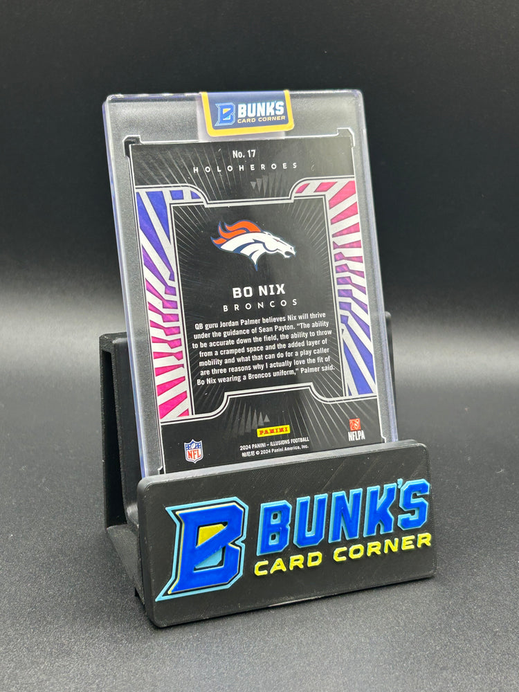 2024 Bo Nix Panini Holo Heroes Case Hit Rc