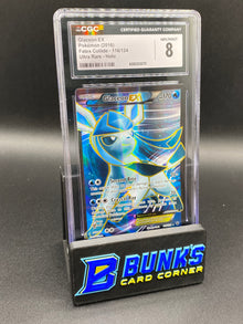 Glaceon ex Ultra Rare Fates Collide CGC 8