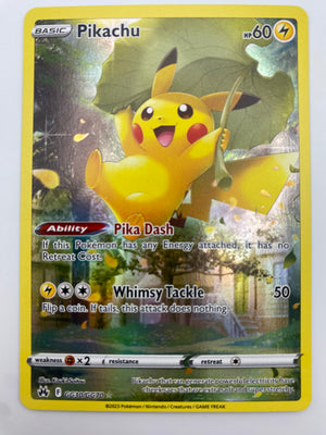 Pikachu Galarian Gallery Crown Zenith NM