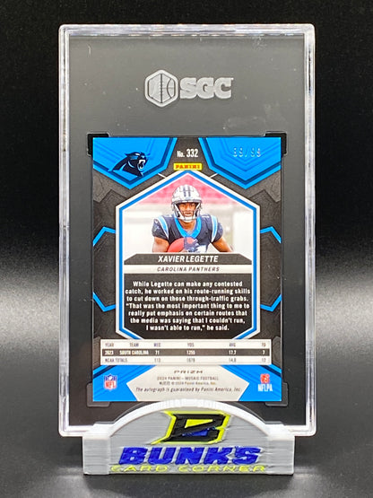 2024 Xavier Legette - AUTOGRAPHED Blue Prizm 89/99 (Box B3)