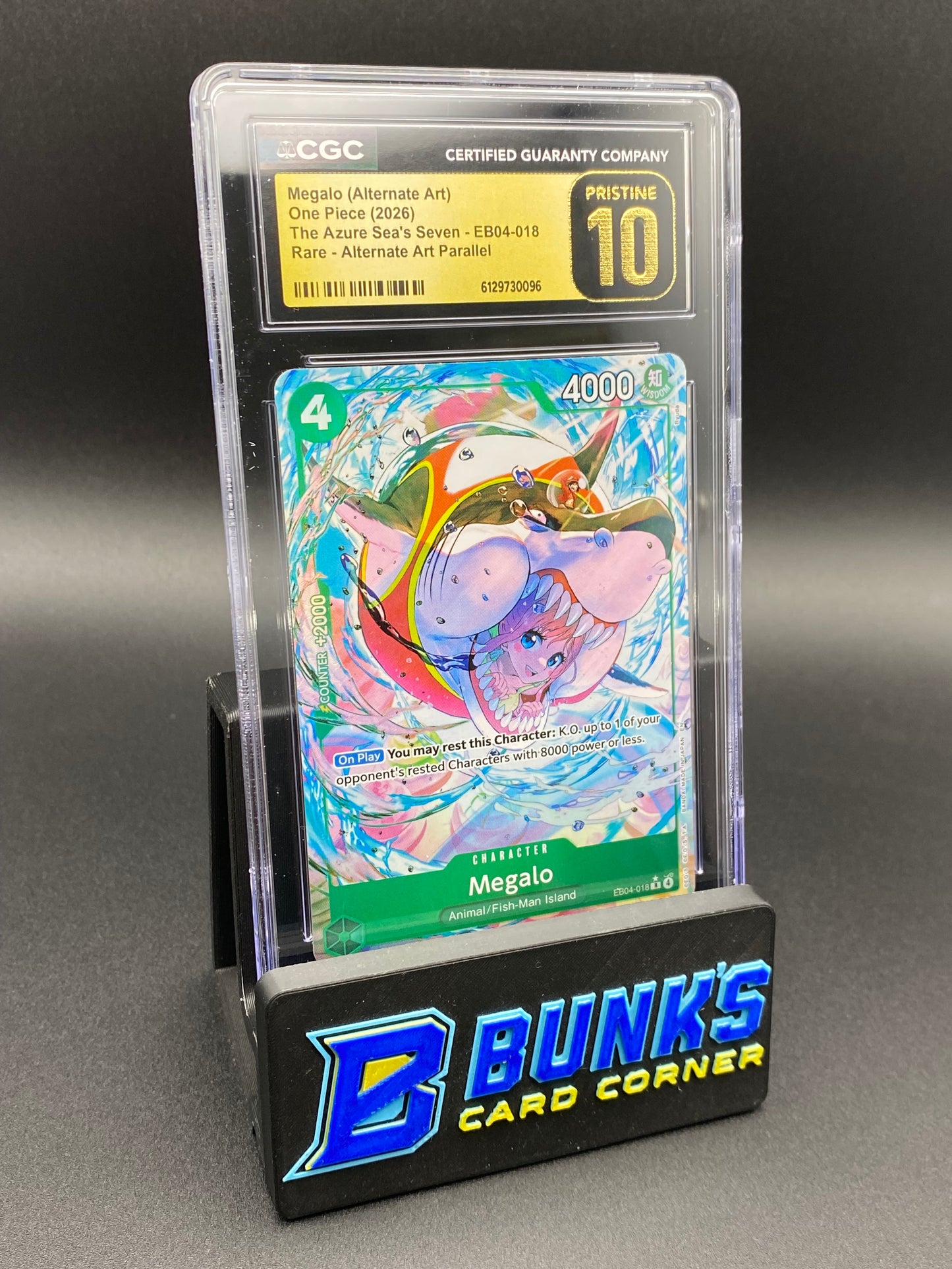 Megalo Alt Art Parallel EB04 CGC PRISTINE 10