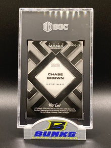 Chase Brown Rookie Card - 2024 Wild Card Eagle Checkerboard (Box A3)