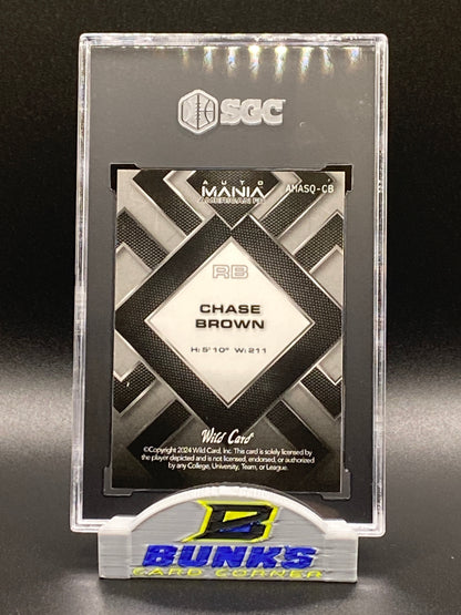 Chase Brown Rookie Card - 2024 Wild Card Eagle Checkerboard (Box A3)